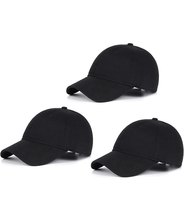 Zylioo XL XXL Oversize Baseball Cap, 100% Cotton Adjustable Dad Hat for Big Heads 23.5"-25.5", Soft Crown Large Size Cap