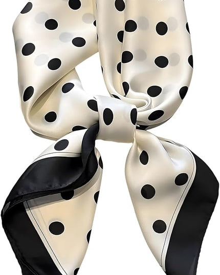 Dailyacc Hair Bandanas Scarf For Women Lightweight Fashion Neck Silk Satin Head Scarves For Sleeping Handbags Scarf