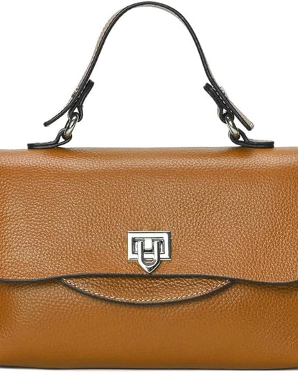 Soft Mini Crossbody Handbag, Genuine Leather Cute Shoulder Purse, Ladylike Daily Accessory