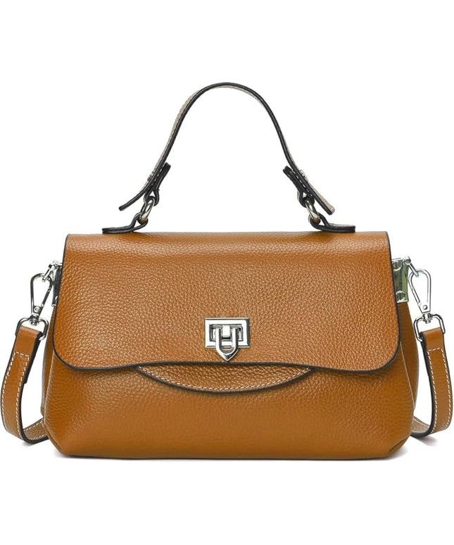 Soft Mini Crossbody Handbag, Genuine Leather Cute Shoulder Purse, Ladylike Daily Accessory