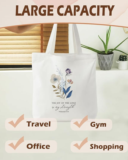 Christian Canvas ote Bag, Christian Bag, Christian Gifts for Women