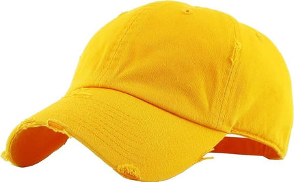 KBETHOS Vintage Washed Distressed Cotton Dad Hat Baseball Cap Adjustable Polo Trucker Unisex Style Headwear