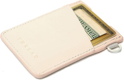 Thread Wallets Ultra Slim Minimalist Card Holder Wallet (Off White)