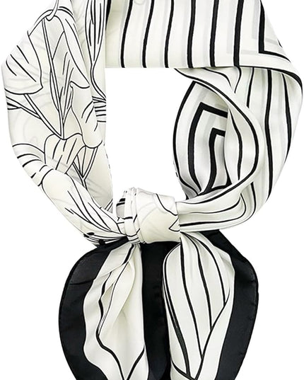 Satin Bandanas Head Scarf For Women Hair Scarves Accessories Lightweight Fashion Wrap Neck Silk Sleeping Headscarf