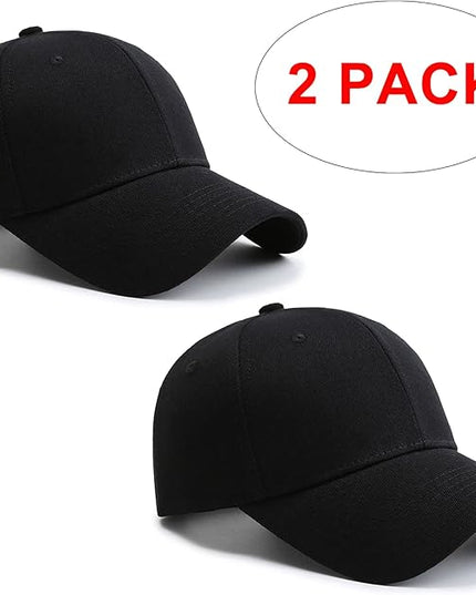 PFFY 2 Packs Baseball Cap Golf Dad Hat for Men and Women