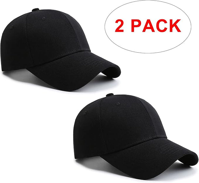 PFFY 2 Packs Baseball Cap Golf Dad Hat for Men and Women