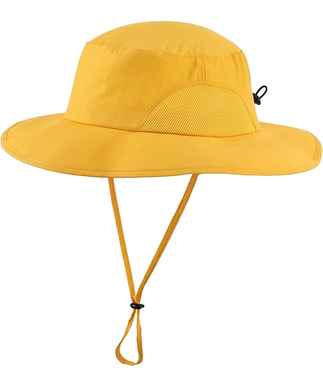 Home Prefer UPF50+ Mens Sun Hat Wide Brim Fishing Hat for Men UV Protection Womens Beach Bucket Hat for Golf Hiking Gardening