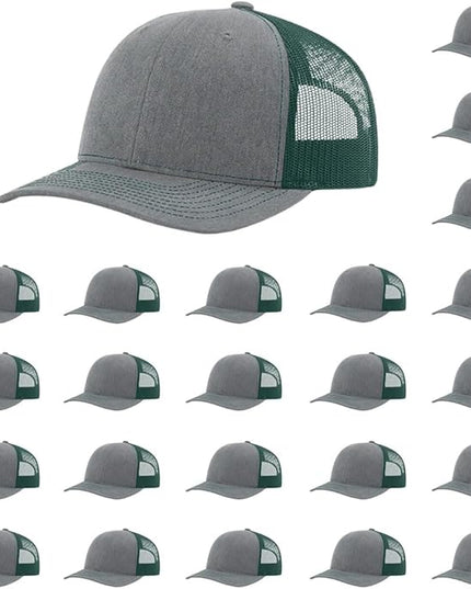Richardson 112 Classic Six-Panel Adjustable Snapback Trucker Cap | Bulk Packs Available
