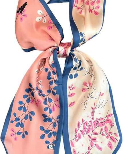 Dailyacc Hair Scarf for Women Fashion Silky Satin Headscarf Wrap Breathable Lightweight Neck Scarves For Handbag