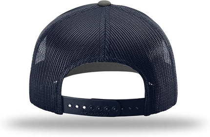 Richardson 112 Trucker Hat - Premium Adjustable Snapback Hat - Structured Six Panel Richardson Blank Caps
