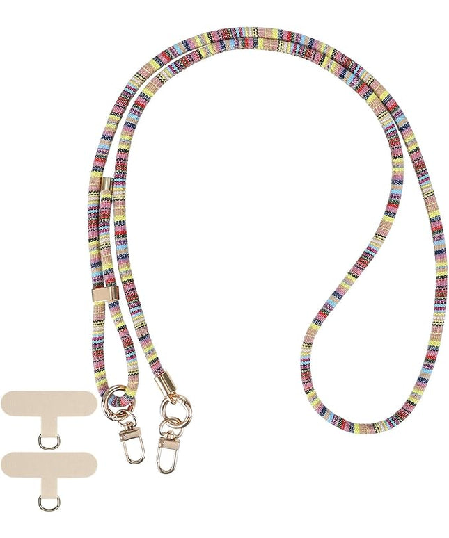 Phone Lanyard Crossbody Neck Strap with Charm Universal Adjustable Shoulder Strap Accessories