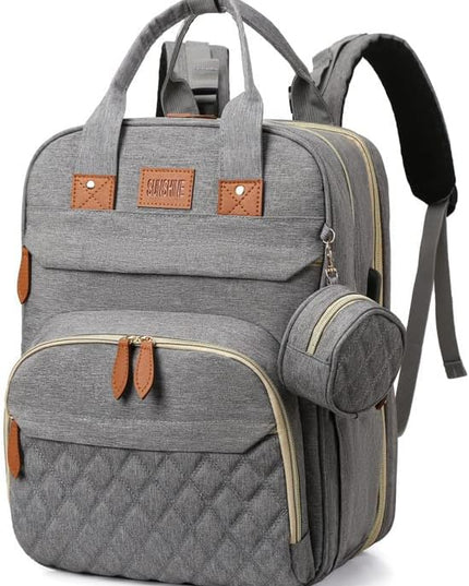 BosiBozi Baby Diaper Bag Backpack, Waterproof & Multi-Functional Baby Bag for Moms Dads, Travel Diaper Bag with Insulated Pockets & Pacifier Case