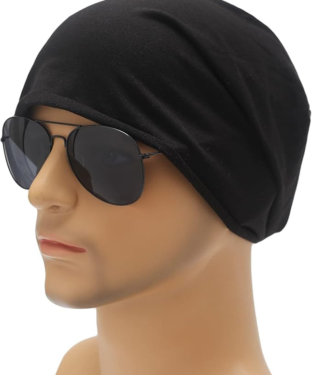 ZLYC Cotton Thin Slouchy Beanie Hat for Men Women Fashion Soft Stretch Knit Skull Cap