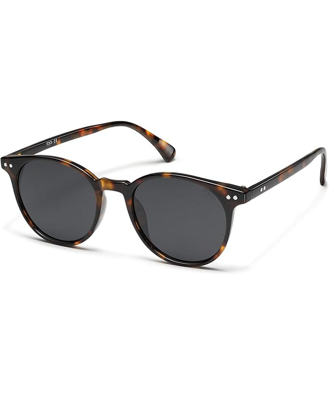 SOJOS Small Round Classic Polarized Sunglasses for Women Men Vintage Style UV400 Lens MAY SJ2113