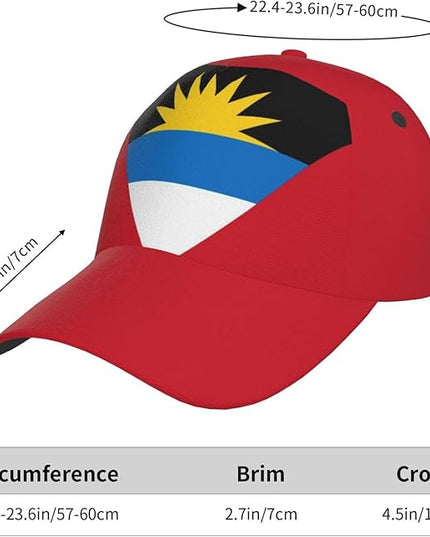 Cute Flag Baseball Cap Hats for Women Men Trucker Hat Patriotic Adjustable Snapback Ball Cap Hat