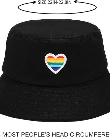 XYIYI Fashion Embroidery Bucket Hat Cotton Beach Fisherman Hats for Women Girls