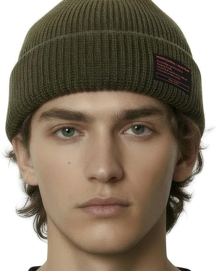 UNDERCONTROL Winter Trawler Fisherman Beanie Men Women Unisex Stylish Plain Docker Skull Hat Roll up Watch Cap Color Pack