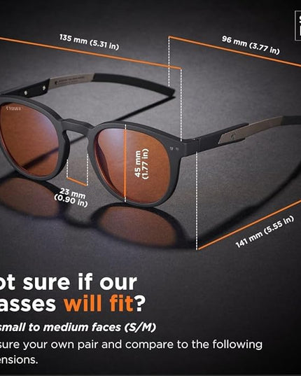 Horus X • Blue Light Glasses Men Women | Blue Light Blocking Glasses for Screen Anti-Fatigue & Eye Migraine | Urban V3