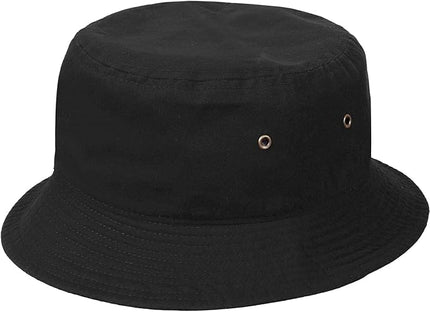 Falari Men Women Unisex Cotton Bucket Hat 100% Cotton Packable for Travel Fishing Hunting Summer Camp