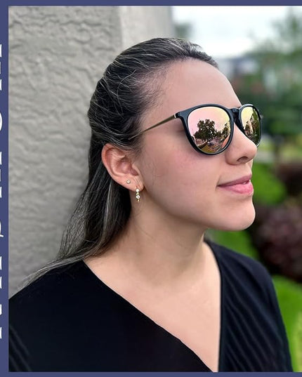 WOWSUN Retro Polarized Sunglasses Womens 2026 Trendy Round Classic Glasses