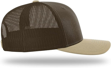 Richardson 112 Trucker Hat - Premium Adjustable Snapback Hat - Structured Six Panel Richardson Blank Caps