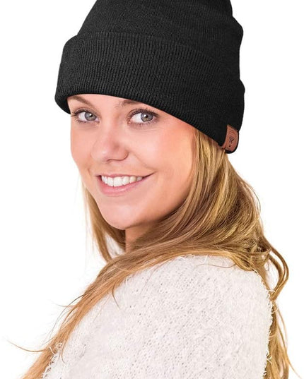 OZERO Winter Beanie Daily Hat - Thermal Polar Fleece Ski Stocking Skull Cap for Men and Women