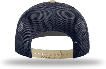 Richardson 112 Trucker Hat - Premium Adjustable Snapback Hat - Structured Six Panel Richardson Blank Caps