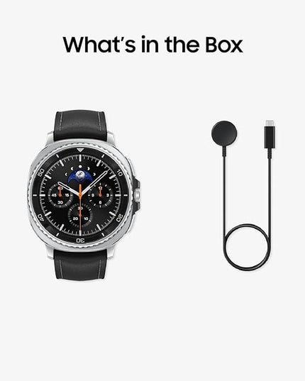 Samsung Galaxy Watch 8 Classic (2025) 46mm Bluetooth Smartwatch, Cushion Design, Rotating Bezel, Quick Button, Sleep Coaching, Running Coach, Energy Score, Black [US Version, 2 Yr Warranty]