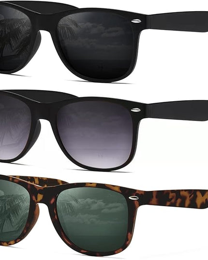 DEMIKOS Sunglasses Men Polarized Sunglasses for Mens Womens Retro Mirror Lens for Driving Fishing UV Protection