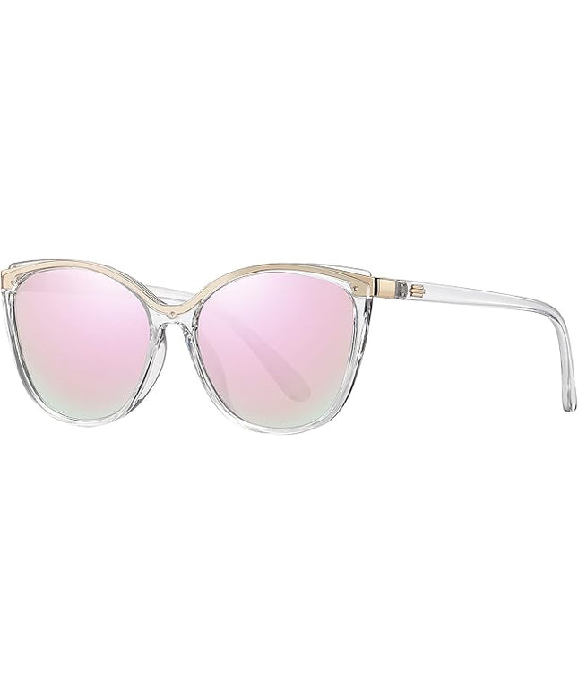 Trendy Cat Eye Sunglasses for Women Fashion Cateye UV400 Protection Glasses CL22017