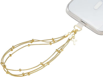 Phone Charms Strap Wrist Chain Bracelet Phone Strap Detachable Anti Theft Anti-Fall Safety Hands-Free(2xPads) Fit Apple&Most Smartphones