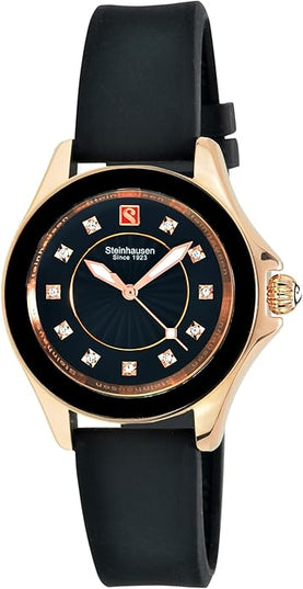 Steinhausen Arbon Collection Stainless Steel Silicone Interchangable Band Women's Watch