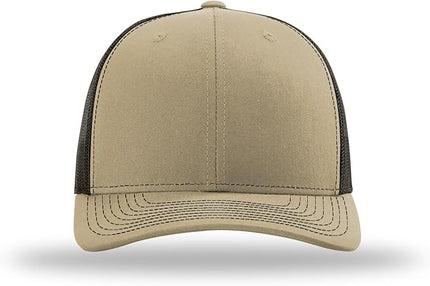 Richardson 112 Trucker Hat - Premium Adjustable Snapback Hat - Structured Six Panel Richardson Blank Caps