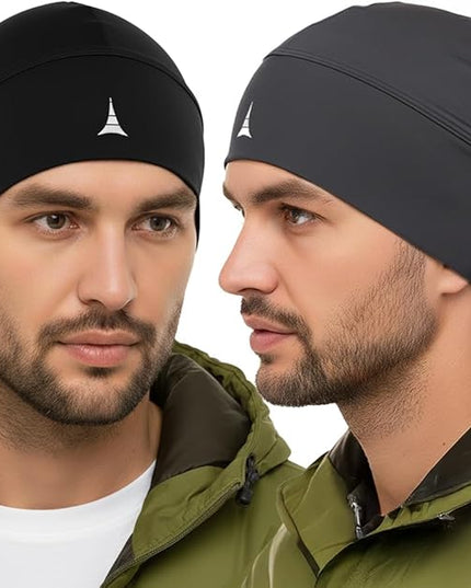 Helmet Liner Sweat Wicking Skull Cap Beanie. Ultimate Performance Moisture Wicking. Fits Under Helmets
