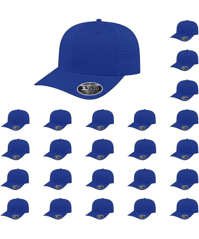 Cap America i8533 Flexfit 110 Perforated Performance Snapback Mid Profile 6-Panel Cap w/UV Guard & Adjustable Snapback