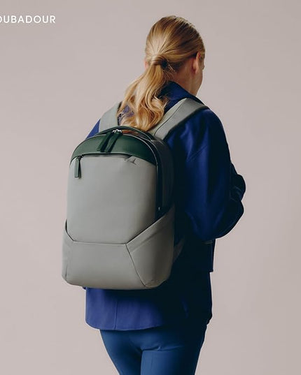Troubadour Apex 4.0 Compact - 16L Premium Laptop Backpack - Ergonomic & Water Resistant - Designed for Work and Travel - Green Smoke