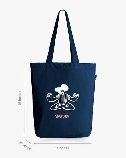 Ecoright Tote Bag for Women with Zipper, Small Tote Bag, Canvas Bag, Reusable Cotton Bag for Beach, Grocery, School & Work