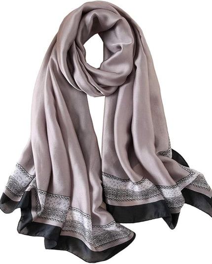 Silk Scarf Mulberry Silk Fashion Scarves Long Lightweight Shawl Wrap …