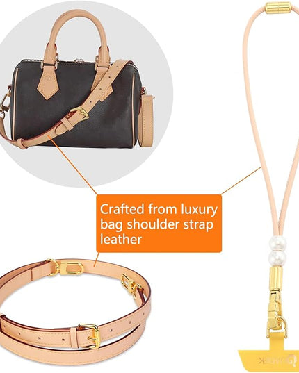 Leather Phone Wrist Strap,Universal Adjustable Key Lanyard,Stylish Wristlet Keychains for Women&Men