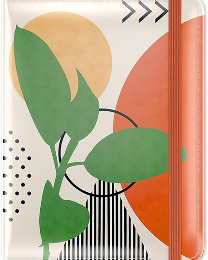 Passport Holder for Travel Essentials, Passport Wallet Cover Case for Travel Must Haves Accessories, Passport Book Holders for Women and Men, Tropical Plants
