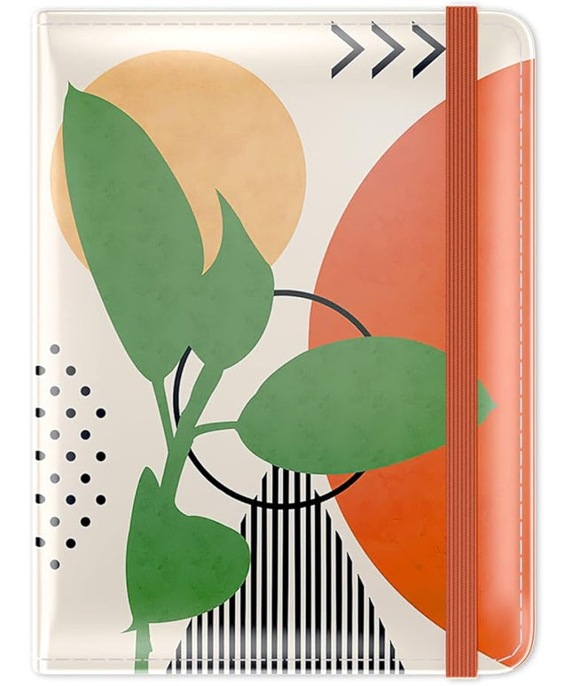 Passport Holder for Travel Essentials, Passport Wallet Cover Case for Travel Must Haves Accessories, Passport Book Holders for Women and Men, Tropical Plants