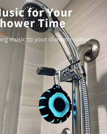 HEYSONG Waterproof Shower Bluetooth Speaker, Durable & Portable with Clear Sound, Ideal for Shower, Pool, Beach & Kayaking – Great Gift for All Ages