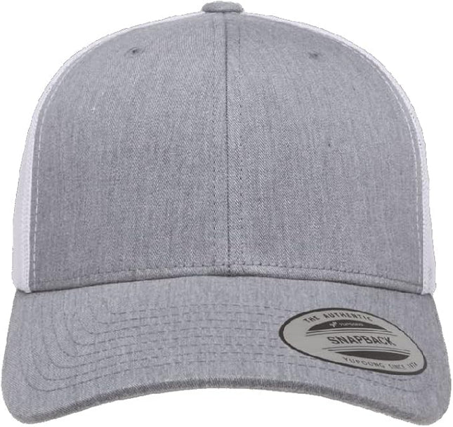 Yupoong Classic Premium Mesh 6 Panel Retro Trucker Cap | Mid Profile Snapback | OSFA | Bulk Pack Available