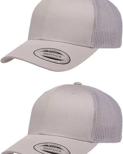 Yupoong Classic Premium Mesh 6 Panel Retro Trucker Cap | Mid Profile Snapback | OSFA | Bulk Pack Available