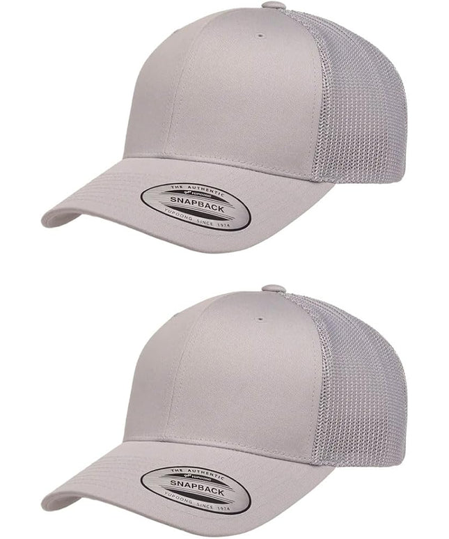Yupoong Classic Premium Mesh 6 Panel Retro Trucker Cap | Mid Profile Snapback | OSFA | Bulk Pack Available