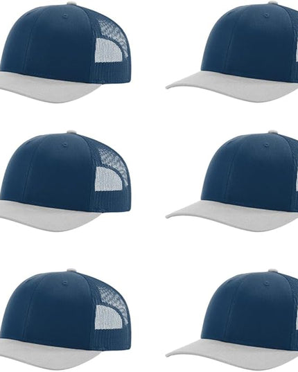 Richardson 112 Classic Six-Panel Adjustable Snapback Trucker Cap | Bulk Packs Available