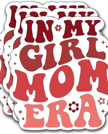 (3Pcs) in My Girl Mom Era Sticker, Sticker Gifts Mom Decorate Books, Laptops, Water Bottles Kindles Stickers, Phones Tumbler Waterproof Vinyl 3" Inch
