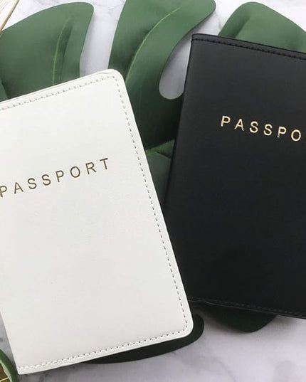 Passport Wallets Travel Holder Set,Honeymoon gift, Slim Passport Case Covers and Organizer Slots Couple Travel Luggage Tags Passport Cover - Wedding Bridal Shower Gift