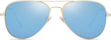 SOJOS Classic Aviator Polarized Sunglasses for Men Women Vintage Retro Style