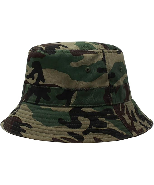 Hot Summer Bucket Hat - Trendy Cotton Sun Hat for Beach, Golf, Fishing - Fun Outdoor Vacation Boonie for Men and Women